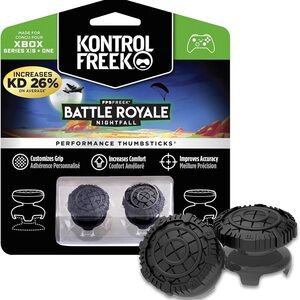 NWT Battle Royale Nightfall Black Performance Thumbsticks for Xbox